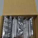 N9R 120PCS Silver Plastic Silverware, Heavy Duty Plastic Cutlery for Parties, Fancy Disposable Flatware Set Includes 40 Forks, 40 Spoons, and 40 Knives, Perfect for Weddings, Dinners, Picnics, Party