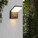 Lustrlach Motion Sensor Outdoor Light Fixtures Wall Mount,Exterior Wall Sconce, Porch Light, Garage Lights, Waterproof Motion Lights for Outside,Garden, Front Door, 1 Pack
