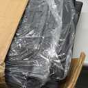 Binmotor-All Weather Car Floor Mats Cargo Liner for Jeep Wagoneer 2022-2025 (Not for Wagoneer L Version), 8 Passenger, TPE Liners for Jeep Wagoneer Accessories Cargo Trunk Mat-Black