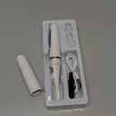 Heated Eyelash Curlers - 2 in 1 Clip- Type Electric lash Curler Best Seller 5S Heating Eyelash Curler LED Display 3 Temp Settings for Makeup Tools USB Rechargeable Natural Curling-White 023