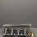 LS Intake Manifold with 102mm Throttle Body Fuel Rails Kit Replacement for Chevy 4.8 5.3 6.0 6.2 LS LS1 LS2 LS6 Sheet Metal Al Fabricated Silver