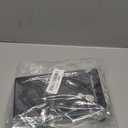 Subiceto 4Pcs Silver Clutch Purse Jewelry Set for Women Evening Rhinestone Purse Crystal Necklace Earrings Bracelets Set Silver Accessories for Women Bride Wedding Jewelry