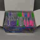 Permanent Markers,Fine Tip,160 Pack Bulk,16 Assorted Multicolor Colors,Waterproof Permanent Marker with Quick Drying on Wood,Plastic,Paper,Metal for Gift Office School Classroom