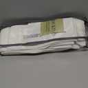 Ivory White Pinch Pleated Linen Curtains 102 Inch Long Memory Shape Training Pleat Drape with Hooks Rings Back Tab for Living Room Modern Neutral Cream Birch Semi Sheer 102 Inch Curtain