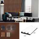 NeatiEase Wood Panels for Wall Color Samples Pack, Soundproof Wood Slat Wall Panel for Interior Wall Decor Noise Cancelling