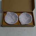 Raised cat Bowls for Indoor Cats by WinTruffles, Elevated cat Bowls, Tilted and Elevated Anti Vomiting Cat Dishes for Food and Water, Set of 2 Stainless Steel Bowl