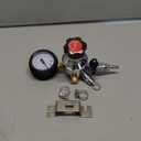 Draft Beer Secondary Regulator bar Wall Regulator with Single 5/16" Outlet Barb 0-60PSI Single Guage Co2 regulator nitrogen regulator for Homebrew