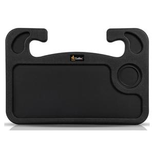 EcoNour 2 in 1 Car Steering Wheel Desk | Tray for Laptop Car Mount with Pen Holder | Desk Console for Car | Food Tray for Eating with Drinks Holder | Multipurpose Travel Car Accessories