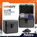 Pulchra Graded Card Storage Box, Top Loaders Case, Sports Trading Box, Slab PSA MTG CSG SGC Magnetic Holder, Carrying Collector Storage Boxes