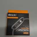 Misxi 2 Pack Tempered Glass Case Compatible for Apple Watch Series 11 (2025) Series 10 46mm, Screen Protector Cover for iWatch, Black