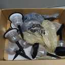 Bright 10 Pack Solar Pathway Lights Outdoor, Solar Powered Garden Lights Waterproof IP65, Auto On/Off LED Solar Lights for Landscape Path Lighting,Decor for Yard,Patio,Driveway,Lawn (Warm White)