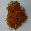 ColorGround Short Fluffy Curly Orange Red Cosplay Wig Women Costume for Halloween