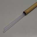 Shower Door Bottom Seal Strips 2PCS, 36 Inch Long Ultra Clear Vinyl Seal Strips with Sweep for 5/16"(8mm) Thick Frameless Glass Door, to Stop Water Leak