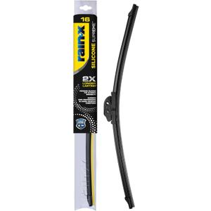 RainX Silicone Supreme Windshield Wiper Blade 16" - Heavy Duty Silicone Squeegee, Extreme Weather Resistance & All-Season Performance, Streak-Free Beam Technology, Quick Install (Pack of 1)