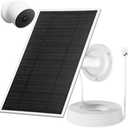 6V 4.5W Solar Panel for Google Nest Cam Outdoor or Indoor, IP65 Waterproof Google Nest Camera Solar Panel with 10Ft Cable Continuous Power to The Camera - 1 Pack