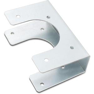 Bueyfolt 16 Packs Width 1.5" Metal Stud Shoes for 2-1/2" Pipes, 16 Gauge Galvanized Notch Stud Brackets, Extra Support for Electrical Wiring or Plumbing Passing Through The Wood Studs