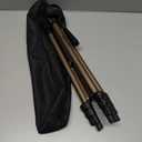 Amazon Basics 50-inch Lightweight Portable Camera Tripod Stand with Quick-Release Plate, Adjustable Height, Aluminum, for Travel Photography, Champagne