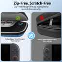 AOLO Carrying Case Compatible with Switch 2 (2025), Portable Hard Protective Travel Case with 10 Game Slots & Accessory Pocke (Blue)