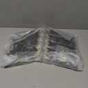 Clothes Hangers Space Saving Shirt Organizer, Non Slip Multi Shirt Hangers for Closet with Foam Padded Closet Organizers and Storage for Sweater Hoodie Blouse Coat Dress Short Black 4 Pack