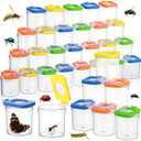 36 Pcs Insert Bug Viewer for Kids Magnifying Insect Box Bug Catcher Magnifier Container Critter Collection Kit Insect Cage Jar for Children Science Nature Exploration Tool