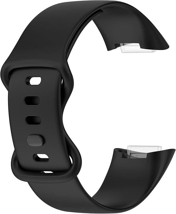 INF Wristband Compatible with Fitbit Charge 5 Charge 6, Silicone Strap, Replacement Strap for Men and Women