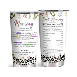 Mommy Valentines Gift for Mom Cups Tumbler 20oz, Mommy Tumbler for Holiday or Halloween, Moms Birthday Gift Ideas, Mothers Day Tumblers for Mom from Daughter, Funny Tumblers for Women or Wife