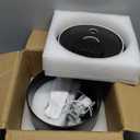 MISFANS Ceramic Cat Water Fountain - 2.1L/ 71oz - All-Ceramic Body & Pure Copper Water Spout - Non-Toxic - Automatic Pet Drinking Fountain Indoor with Ultra-Quiet Pump, and 3Pcs Filter & Sponge (Black)