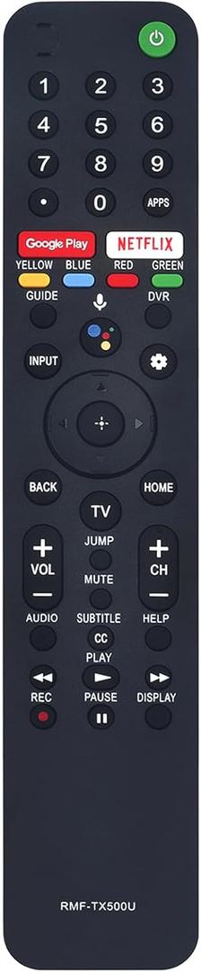 Replaced Voice Remote fit for Sony OLED TV XBR-43X800H XBR-49X800H XBR-55X800H XBR-65X800H XBR-75X800H XBR-85X800H KD-55X750H KD-65X750H KD-75X750H XBR-55X850G XBR-65X850G