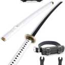 Cold Blade Katana Sword - 41 inches Katana Replica with Holster Belt and Display Stand - Sword with Authentic Design (A-Wado Ichimonji)