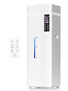 13L/ 3.43Gal Humidifier Large Room, 800ft² Coverage, 100H Runtime, Auto Humidity Control, Top Fill, Humidifiers for Bedroom, 35dB Quiet, Sleep Mode, Aroma Diffuser, 24H Timer, Auto Shut-off Protection