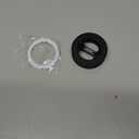 Double Magnetic Ring Phone Holder – Attach to Any Iron Surface | 1/4" Screw Hole | Compatible with iPhone 17/16/15/14/13/12 Pro Max Series & MagSafe Cases (MS01Black)