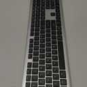 TECKNET Bluetooth Keyboard Rechargeable, 4-Device Free Switching (2.4G+BT), Ultra-Slim Full Size Wireless Keyboard, Quiet Typing, for PC/Laptop/Smart TV/Phone, Adjustable Stand, 12 Multimedia Keys (Silver&Grey)