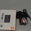 1Mii Bluetooth 5.3 Transmitter Receiver for TV to Wireless Headphones, Dual Link AptX Adaptive/Low Latency/HD Audio, Aux Adapter for Home Stereo, Airplane, Boat, Gym (Black)