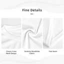 Blue Men's Short Sleeve Mesh Crew Neck T Shirt Athletic Running Gym Tee (Large)