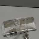 Haidms 2 Pack Offset Hinges 3.5 Inch Satin Nickel Swing Clear Offset Door Hinge with 5/8'' Radius Corner for Heavy Duty Exterior Interior Doors