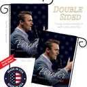 Forever Tribute 19932025 RIP Flag Yard Sign Wall Hanging Decor for Home Porch Charlie Kirk Quote Canvas Poster We The People Sign Freedom Patriotism Memorial Decoration Garden Remembrance Gift