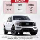 Front Bumper Grille for 2021+ Ford F150, Front Lower Center Bumper Cover Bumper Grille Trim Panel Insert for Ford F-150 2021 2022 2023 Accessories, Replacement ML3Z17B968BB, ML3Z17B968BA