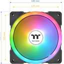 Thermaltake SWAFAN EX 14 ARGB PC Cooling Fan White, 3-Fan pcak, 500~2000 RPM, Magnetic Connection, Reversable Blades, sync with MB RGB Software, CL-F170-PL14SW-A