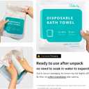 10 Pack Disposable Bath Towels Durable Large Portable Thicken Camping Towels for Travel Hotel Business Trip Swimming Pet Towels Sauna Spa Hot Spring Water Play 55''X27.5''
