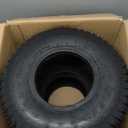 GICOOL (2 Pack) 15x6.00-6 Lawn Mower Tubeless Tire, 15x6-6 Garden Tractor Lawnmower Tire, 4 Ply, Turf S Pattern