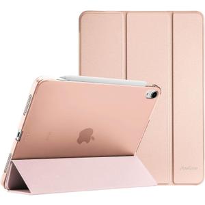 ProCase Smart Case for iPad Air 11-inch M3 M2 2025 2024/10.9 Air 5th 4th Generation 2022 2020, Protective Cover for Air 5 4 -Rosegold
