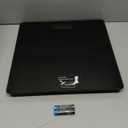 NUTRI FIT Digital Bathroom Scale for Body Weight Loss Watchers Electri Scales, 50g/0.1lb Discrepancy, Clear Backlit LCD Display and Step-On Techhology, 2*AAA Batteries Included, 330lb/150kg, Jet Black