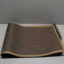 Kitchen Mat 1 PCS, Cushioned Non Slip Rugs for Kitchen Floor, Absorbent Runner Comfort Standing Mats Washable for Kitchen, Office, Home (Brown, 17.3"x47")