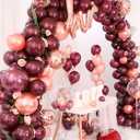 Neo LOONS® 100 pcs 5" Pearl Burgundy Premium Latex Balloons - Great for Kids, Adult Birthdays, Weddings, Receptions, Baby Showers, Water Fights, or Any Celebration