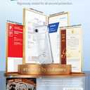 TORRAS for iPhone Air Case, Slim Magnetic Stand, Open-Edge Thin Frame Fit, Hard PC, Fit for MagSafe, Anti-Yellowing Phone Case for iPhone 17 Air, Daily Protection, Clear