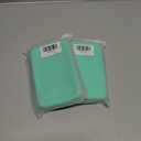 2 x Silicone Phone Holder, Insert Charm Carabiner Keychain for Bogg Bag, Compatible with Bogg Beach Tote Bag (Green)