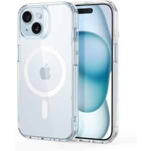ESR for iPhone 15 Case, Compatible with MagSafe, Military-Grade Protection, Yellowing Resistant, Scratch-Resistant Back, Magnetic Phone Case for iPhone 15, Classic Series, Clear Blue
