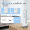 HOMOH Cordless Electric Vacuum Pump for Storage Bags, Portable Type-C Charging Travel Vacuum Bags with Pump for Clothing, Vacuum Storage Bags