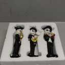 Day of The Dead Figurines Decoration,Skeleton Statues Mariachi Band Halloween Decor, Dia de Los Muertos Skull Decorations, Realistic Musician Ornament, Party Indoor Decor (5.5In, 3PCS)