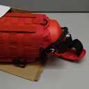 1 Gallon Water Bottle Jug - 128 Oz Insulated Stainless Steel Metal Water Bottle with Holder - Carrying Bag - Spout Handle - Straw Lids - Keep Cold & Hot - Red Tactical Flask